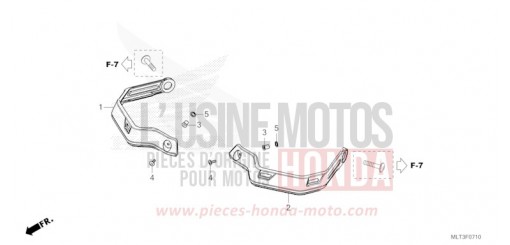 KNUCKLE GUARD CB1000GTT de 2026